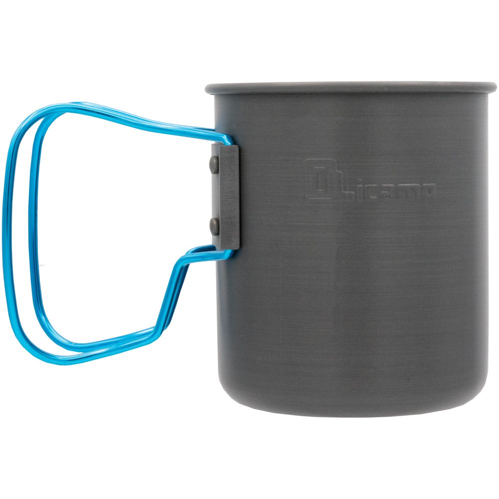 SPACE SAVER MUG W/ BLUE HANDLE+ WM 1 QT SLATE BLUE NALGENE SUSTAIN