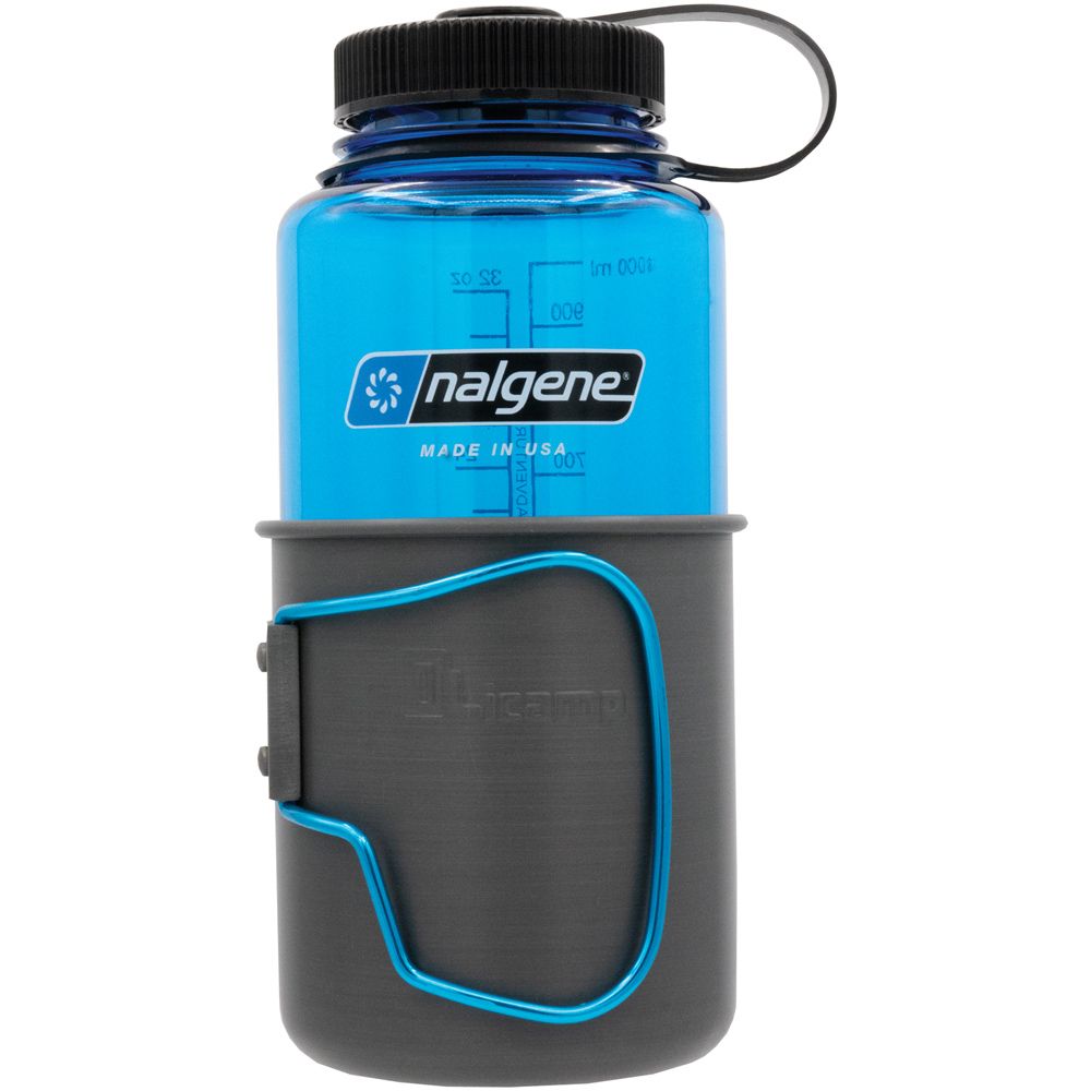 SPACE SAVER MUG W/ BLUE HANDLE+ WM 1 QT SLATE BLUE NALGENE SUSTAIN