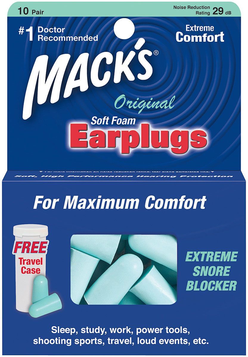 MACK'S ORIGINAL EARPLUGS 10 PR