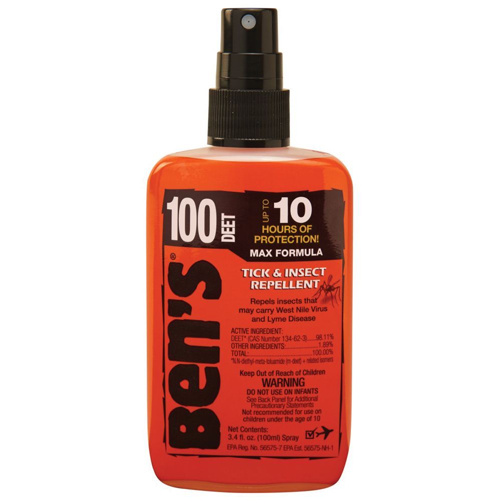 BEN'S MAX 100% DEET 3.4OZ PUMP