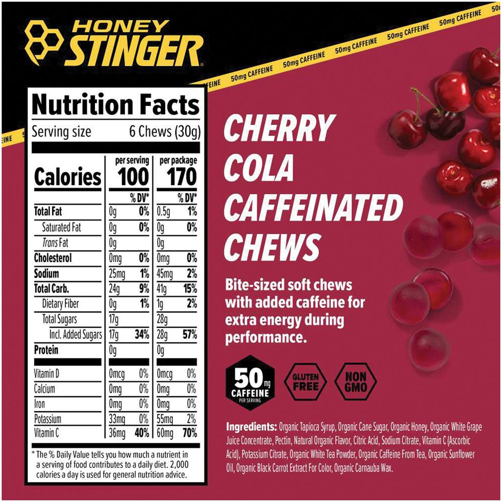CAFFEINATED CHEW CHERRY COLA