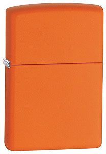 ZIPPO WINDPROOF ORANGE MATTE LIGHTER