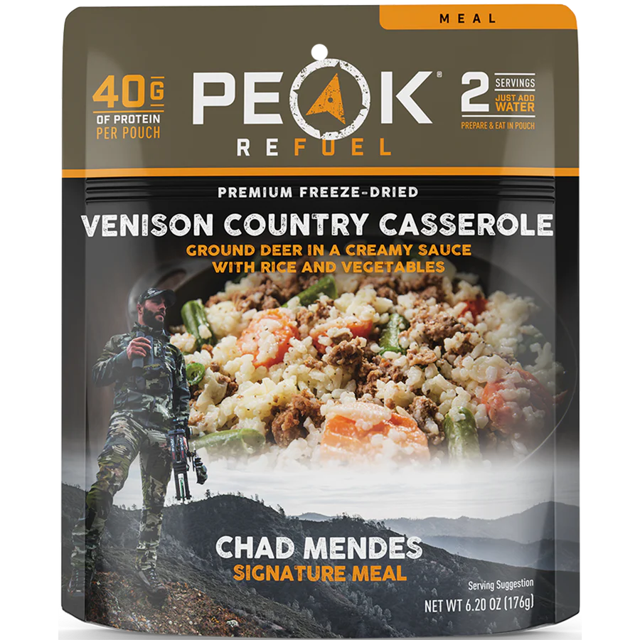 Peak Refuel Venison Country Casserole Freeze Dried Meal