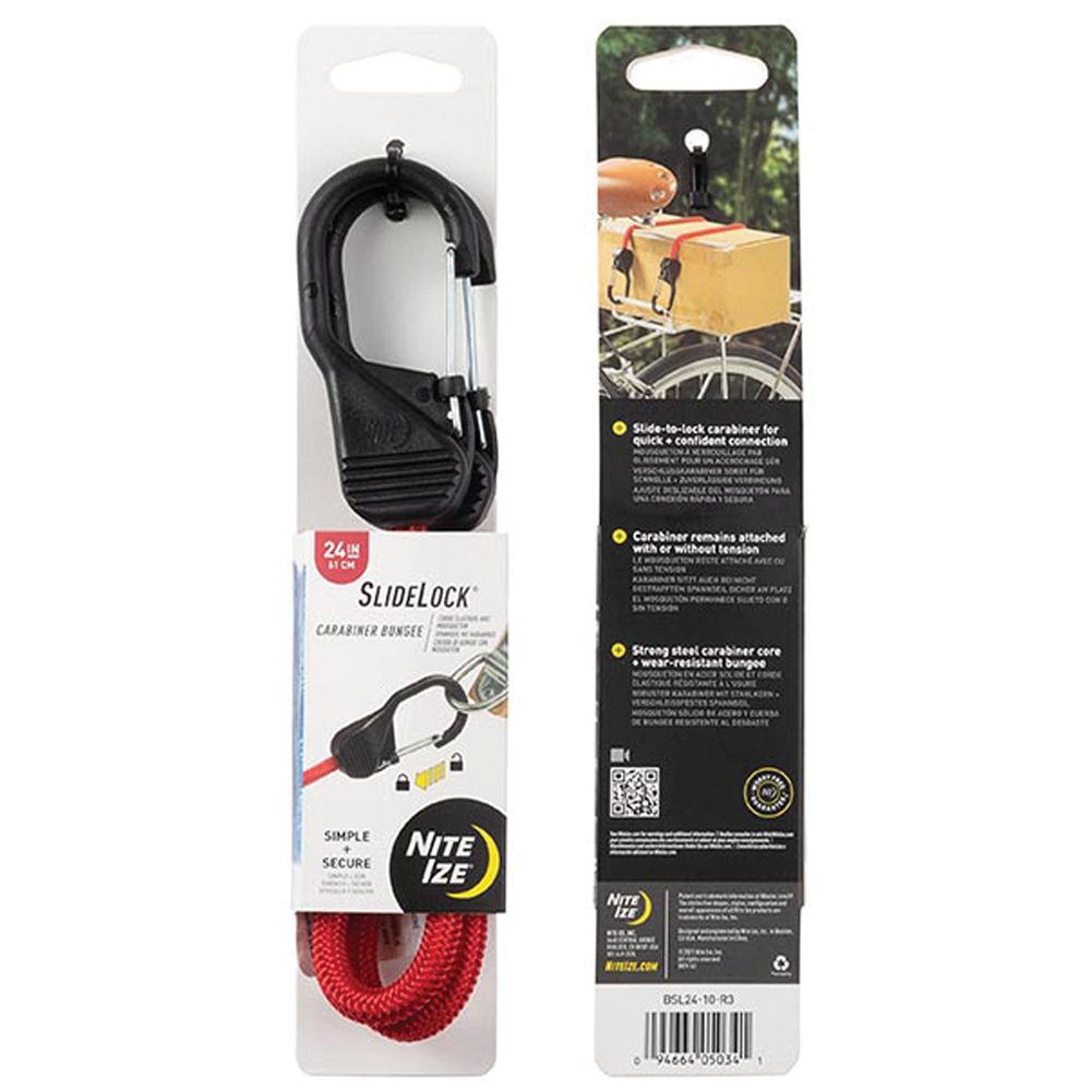 SLIDELOCK CARABINER BUNGEE