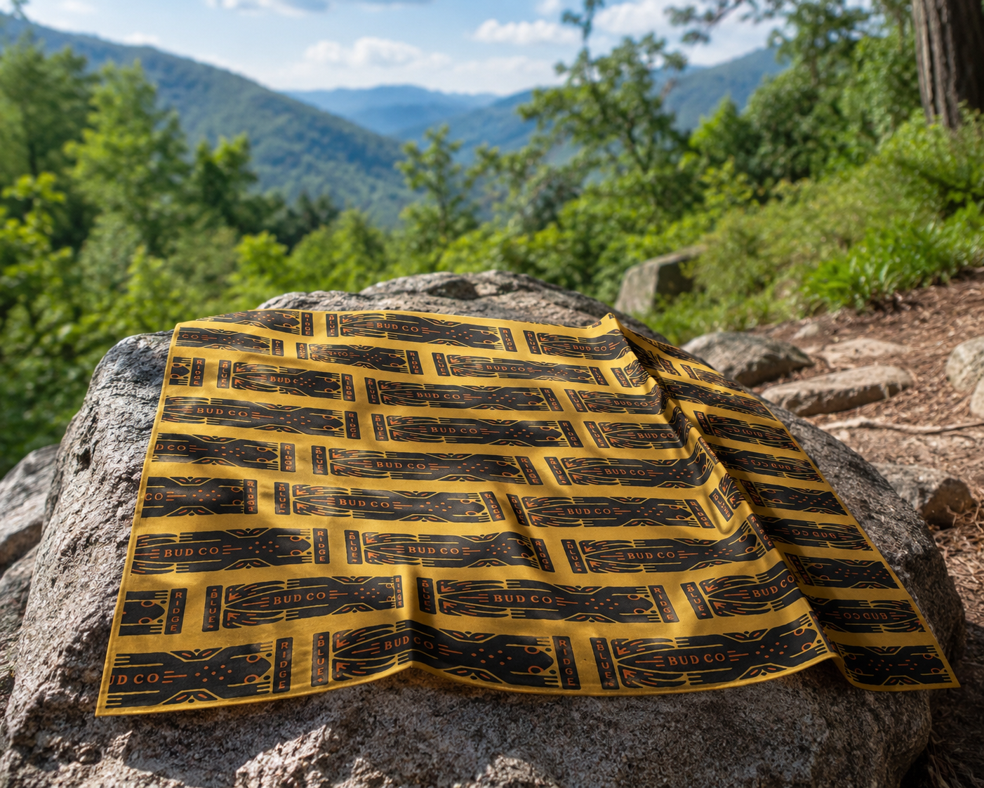 Bud Co Red-Spotted Newt Bandana / Trail Cloth