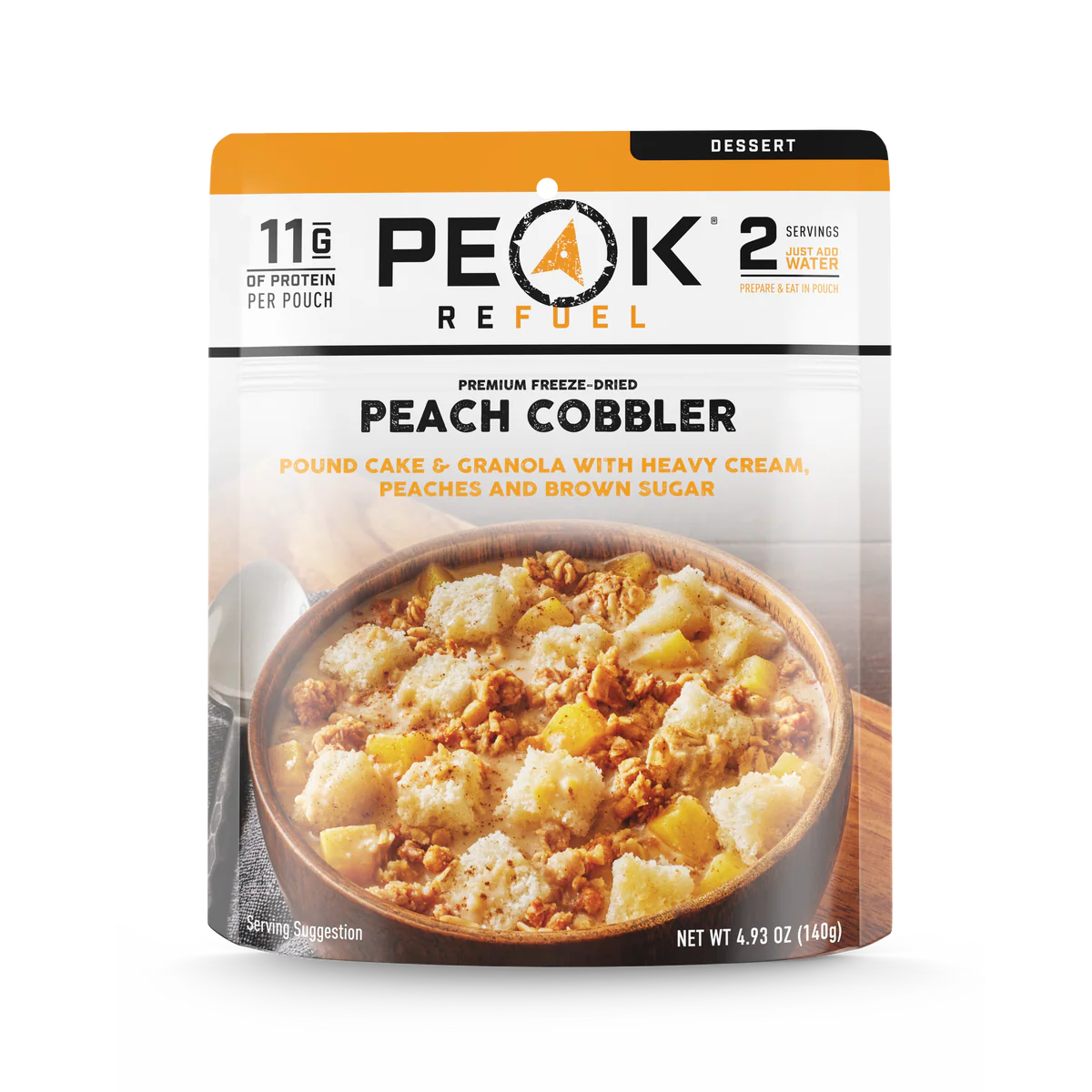 Peak Refuel Peach Cobbler Freeze Dried Meal