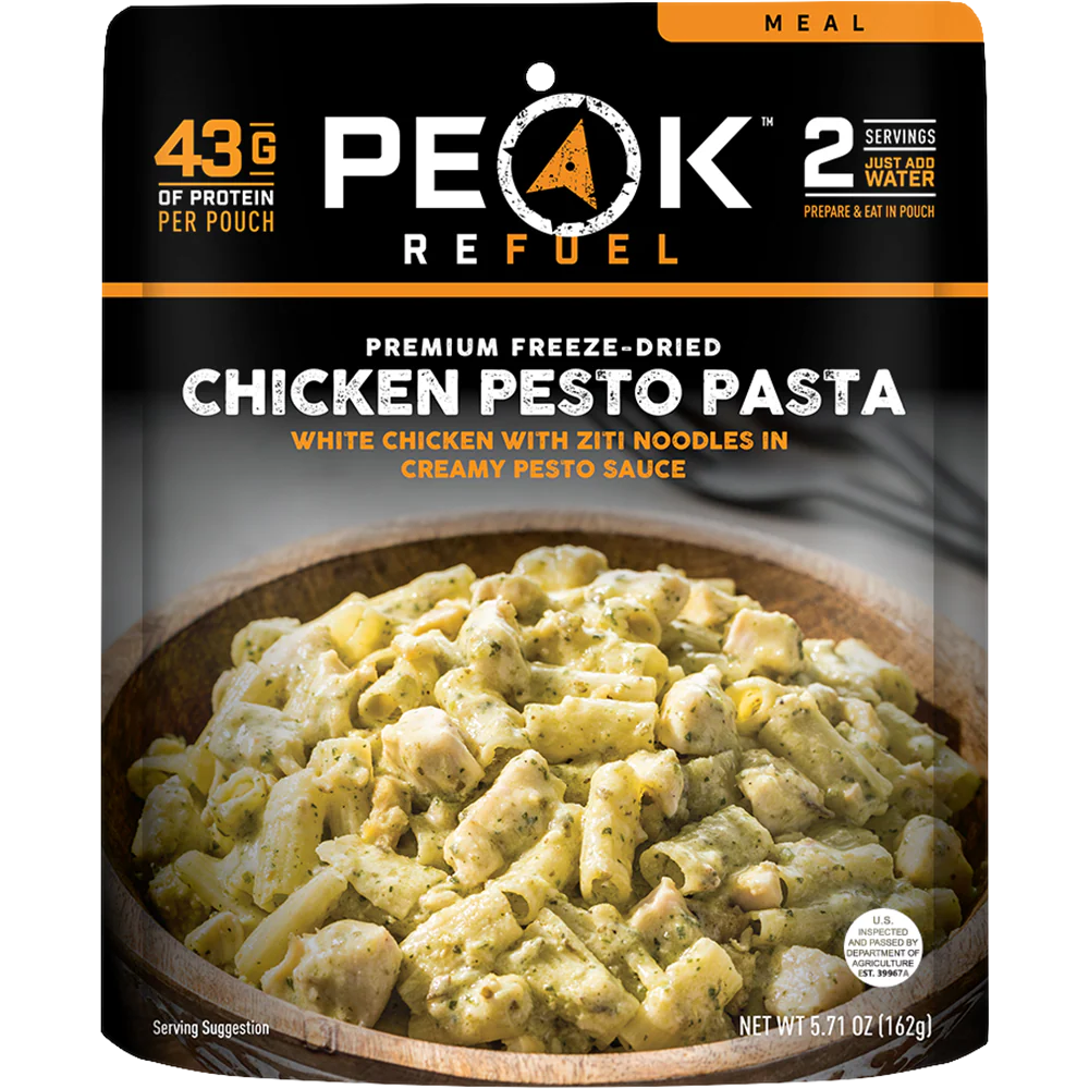 Peak Refuel Chicken Pesto Pasta Freeze Dried Meal